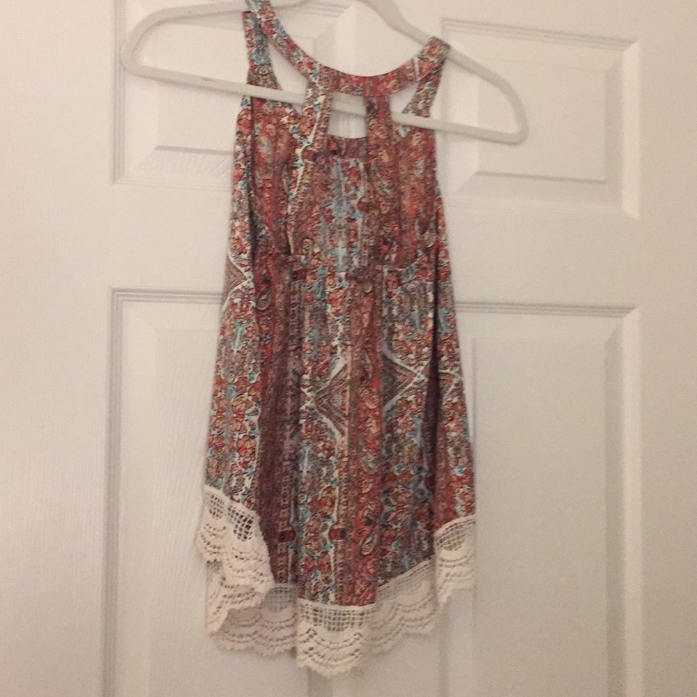 Flower Patterned Tank - Picture 2 of 5